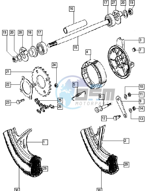 Rear wheel