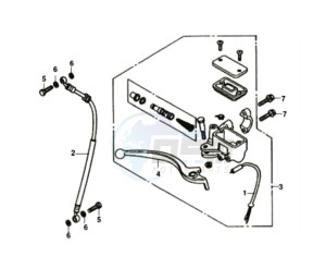 NITRO_50_L0 L0 drawing Front brake master cylinder