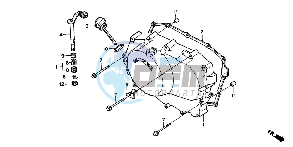 RIGHT CRANKCASE COVER