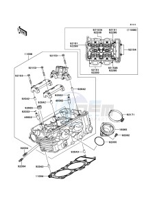 ER-6n ABS ER650D9F GB XX (EU ME A(FRICA) drawing Cylinder Head