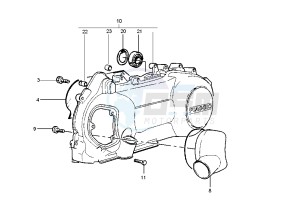 X9 200 drawing Clutch cover