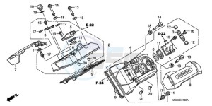 ST1300A9 ED / ABS MME drawing CYLINDER HEAD COVER