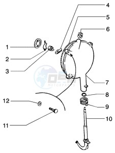 PX 150 E U.S.A. drawing Clutchcover