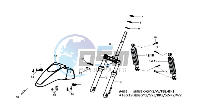 FRONT FORK / REAR SUSPENSION