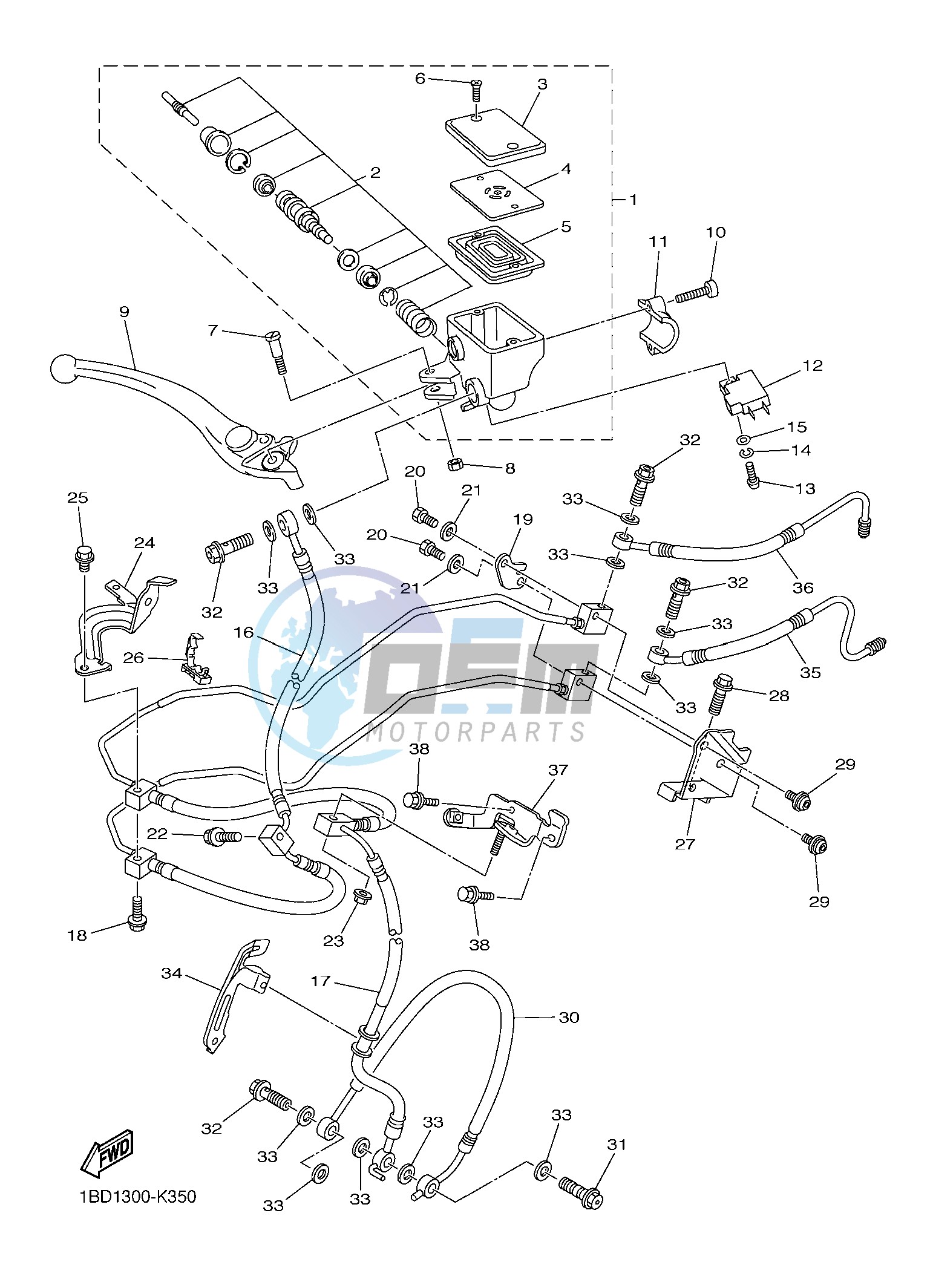 FRONT MASTER CYLINDER