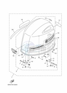 F115BET drawing FAIRING-UPPER