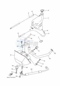 YFM700R YFM70RSBK (2LSN) drawing OIL TANK