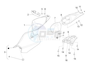 RS 125 Replica E4 ABS (EMEA) drawing Saddle