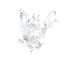 YP R X-MAX 125 drawing COOLING SYSTEM