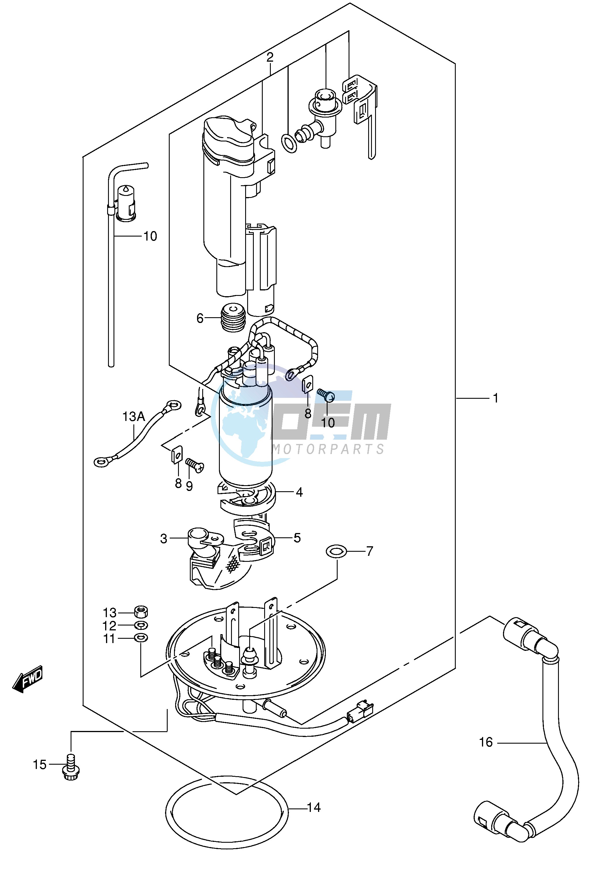 FUEL PUMP (MODEL K2)