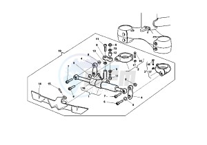 V RAPTOR 1000 drawing STEERING DAMPER