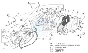 Pegaso 650 ie drawing Crankcase I