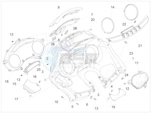 MP3 500 LT E4 Sport - Business (EMEA) drawing Meter combination - Cruscotto