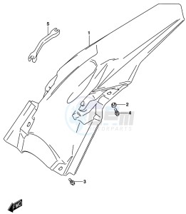 RM-Z450 drawing REAR FENDER