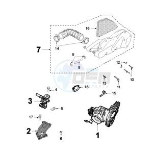 SAT400 SC drawing INJECTIE SYSTEM