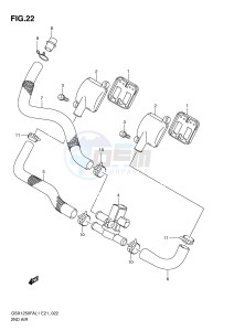 GSX1250FA (E21) drawing 2ND AIR