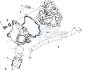 MP3 125 ie drawing Cylinder head cover