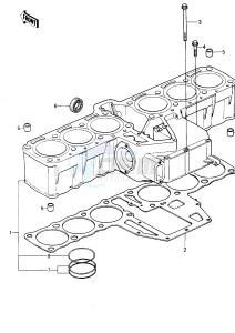 KZ 1300 B [B2] drawing CYLINDER