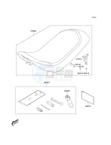 KSF 50 B [KFX50] (B7F-B9S) B7F drawing SEAT