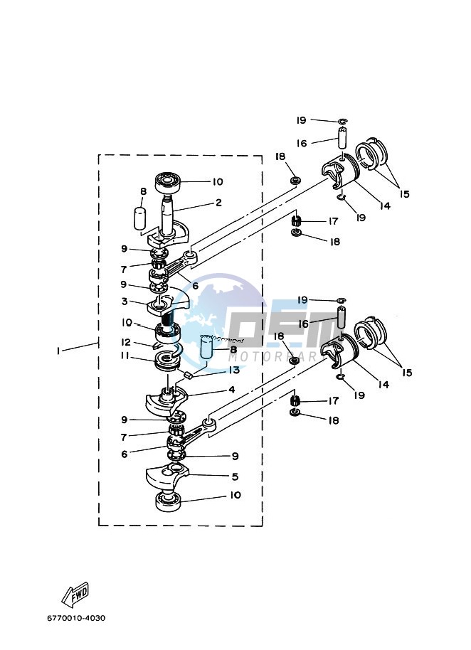 CRANKSHAFT--PISTON