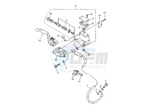 YZ F 426 drawing FRONT MASTER CYLINDER MY01