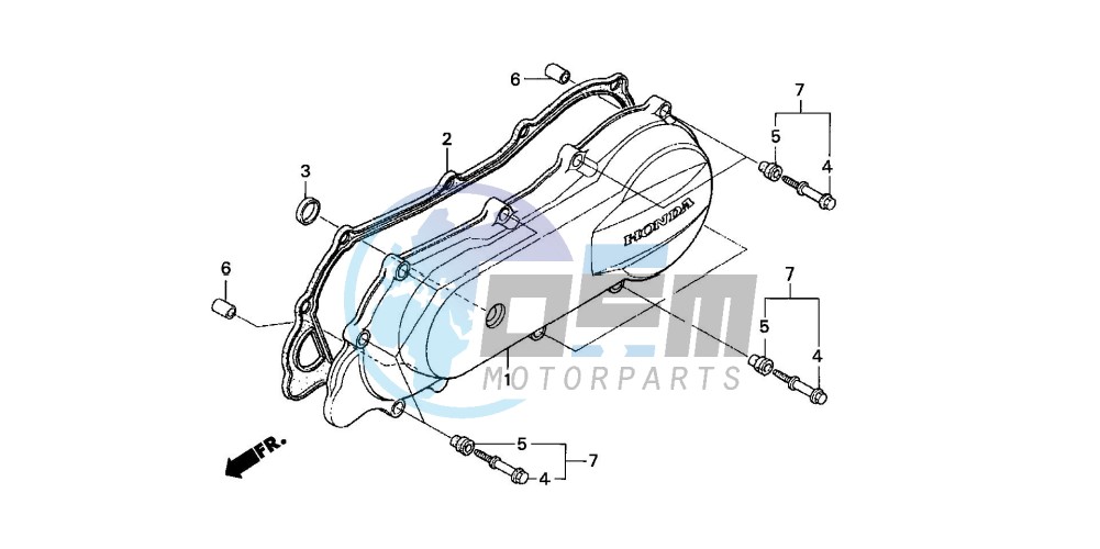 LEFT CRANKCASE COVER