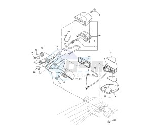 WR F 450 drawing TAILLIGHT