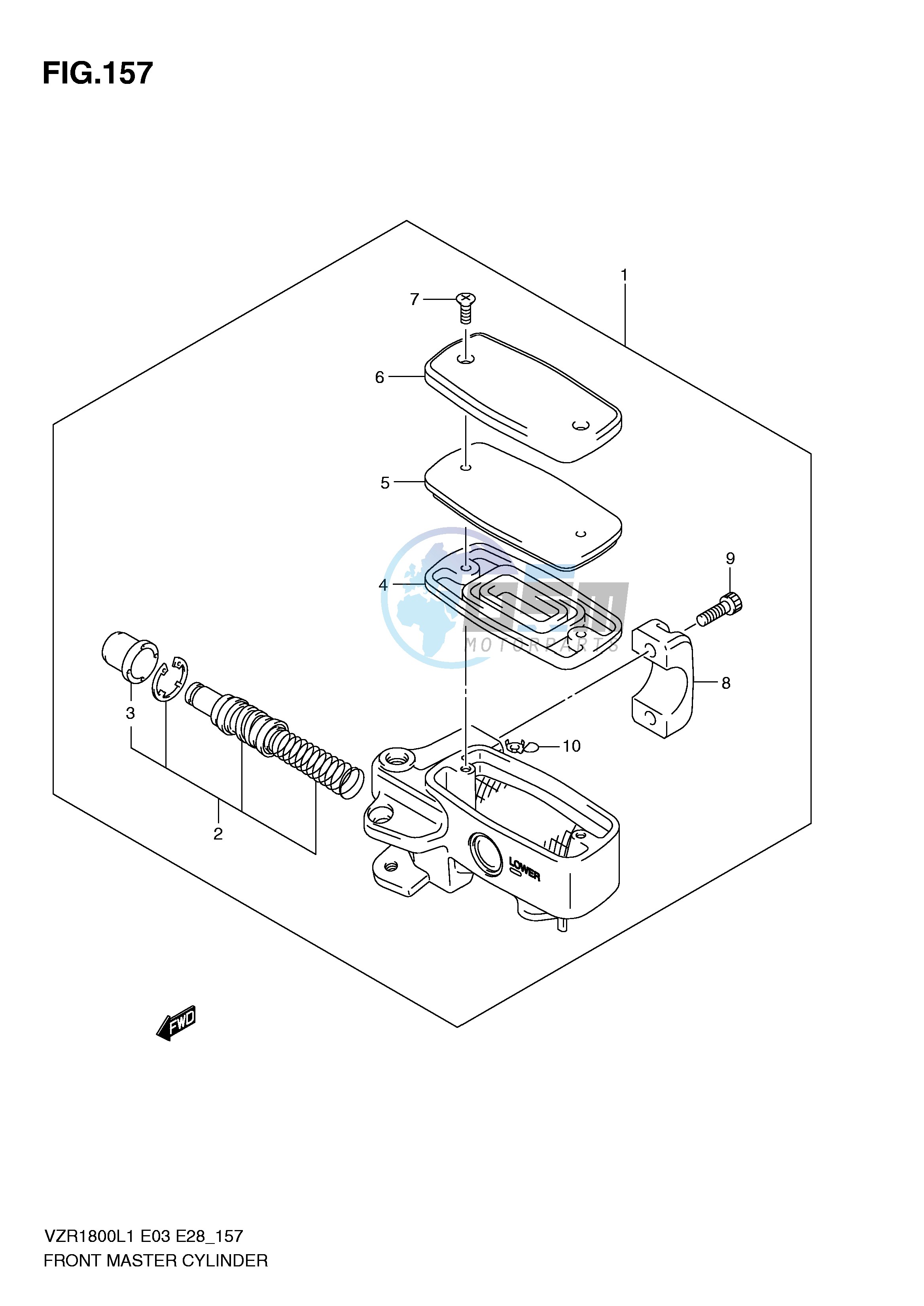 FRONT MASTER CYLINDER (VZR1800L1 E33)