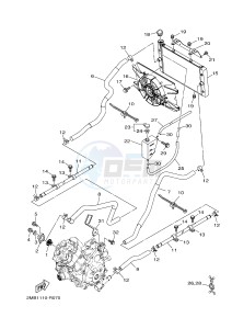 YXE700E YXE70WPXG WOLVERINE R-SPEC EPS (2MB3) drawing RADIATOR & HOSE