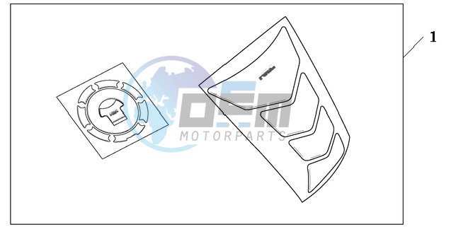 TANKPAD / FUEL LID COVER