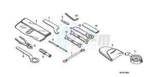 CBR600RA9 UK - (E / ABS) drawing TOOLS