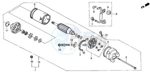 VT600C drawing STARTING MOTOR