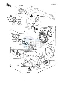 KZ 750 N [SPECTRE] (N1-N2) [SPECTRE] drawing DRIVE SHAFT_FINAL GEARS