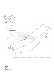 WR250F (2GB7 2GB8 2GB9) drawing SEAT