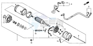 VT1100C3 drawing STARTING MOTOR