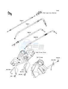 VERSYS KLE650CBF GB XX (EU ME A(FRICA) drawing Cables