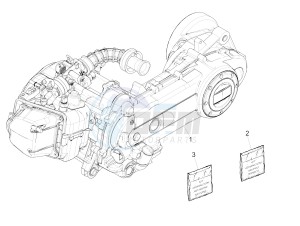 SPRINT 50 4T 3V E4-2020 (NAFTA) drawing Engine, assembly