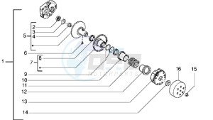 DNA 50 drawing Driven pulley