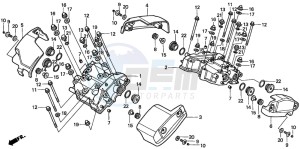 VT1100C3 drawing CYLINDER HEAD COVER