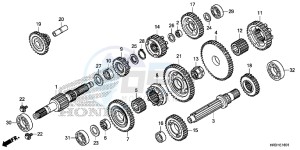 TRX420FM2H Europe Direct - (ED) drawing TRANSMISSION (TRX420FE1/FM1/FM2/TE1/TM1)