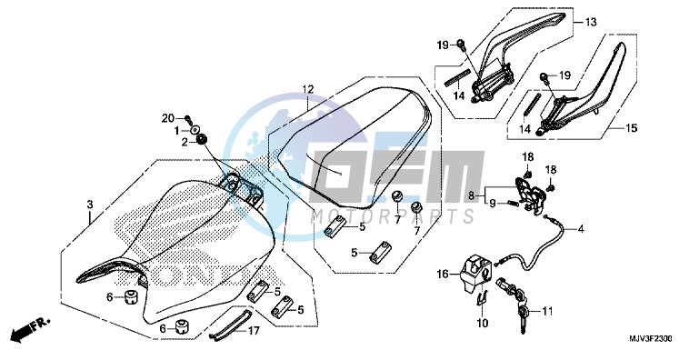 SEAT/ REAR GRIP