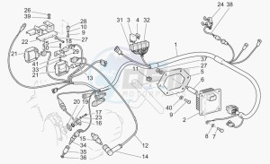 California 1100 EV PI Cat. Stone/Touring PI Cat drawing Electrical systeme