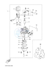 CW50 BW'S (5WWU) drawing CARBURETOR