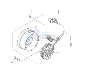 XT R BRA 125 drawing GENERATOR