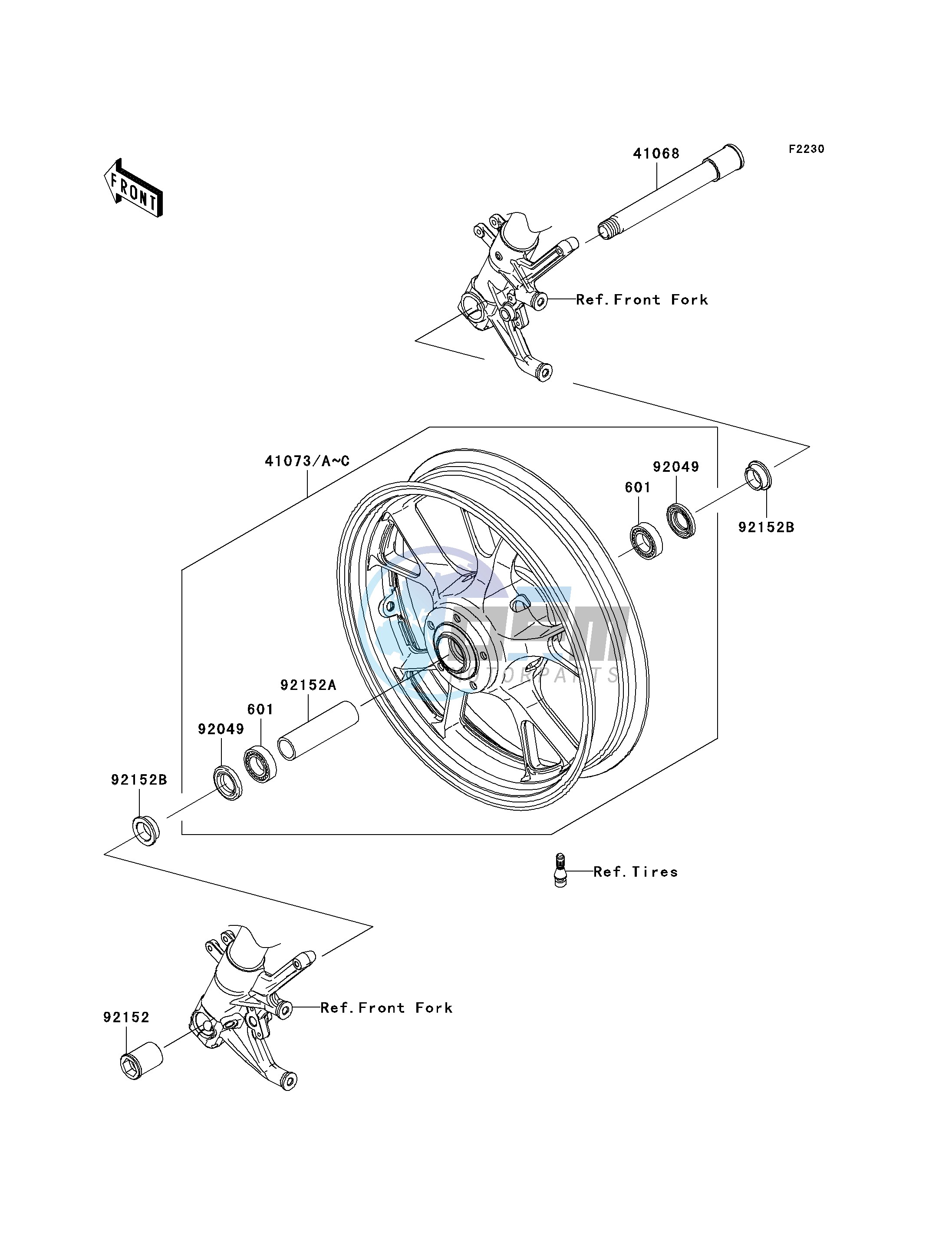 FRONT WHEEL