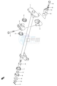 LT-F500F (P24) drawing STEERING SHAFT