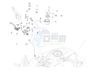 CAPONORD 1200 RALLY E3 ABS (NAFTA) drawing Front master cilinder