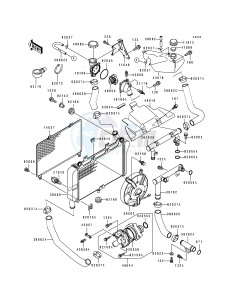 ZX 600 D [NINJA ZX-6] (D2-D4) [NINJA ZX-6] drawing RADIATOR