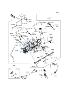 NINJA ZX-10R ABS ZX1000KFF FR XX (EU ME A(FRICA) drawing Throttle