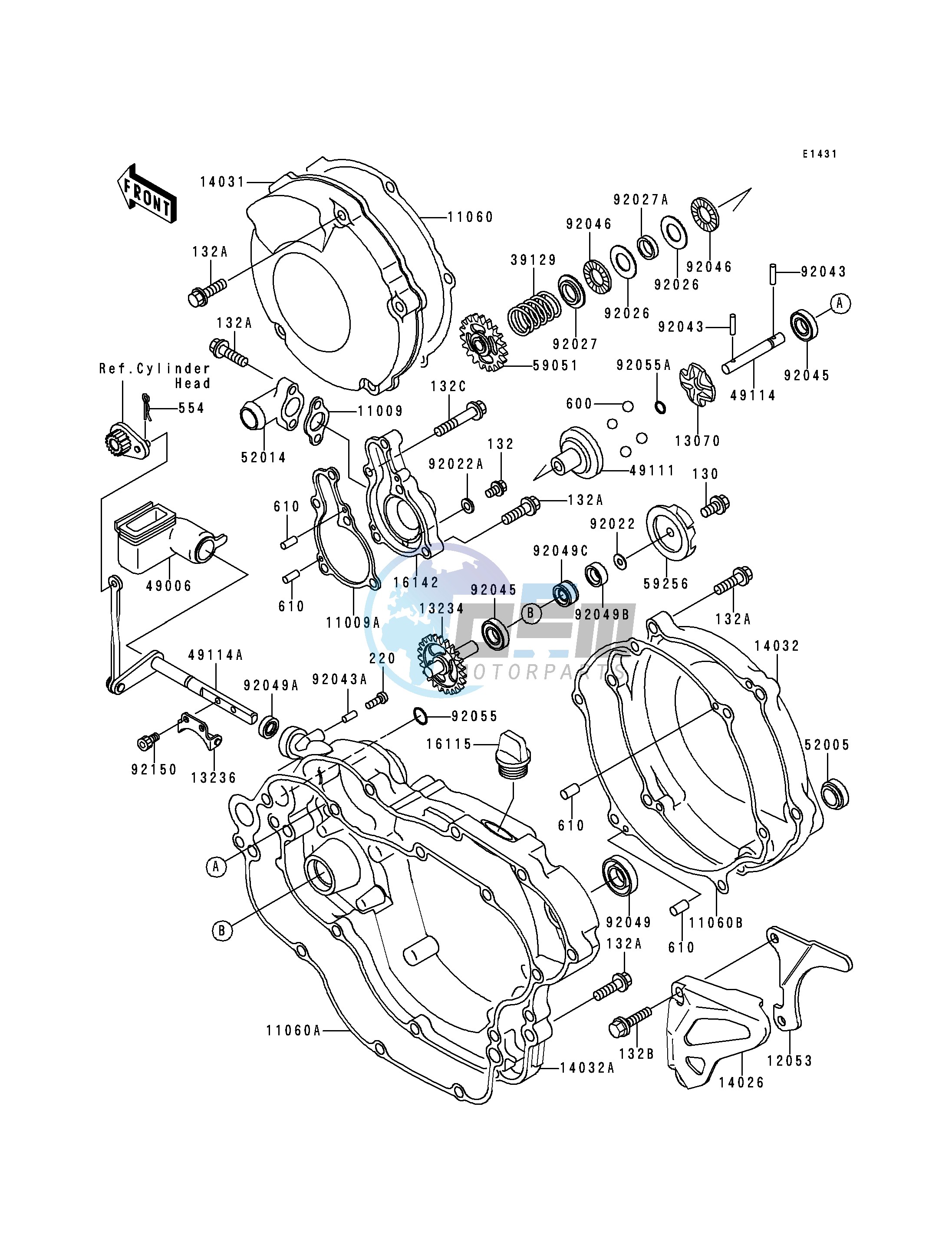 ENGINE COVER-- S- -